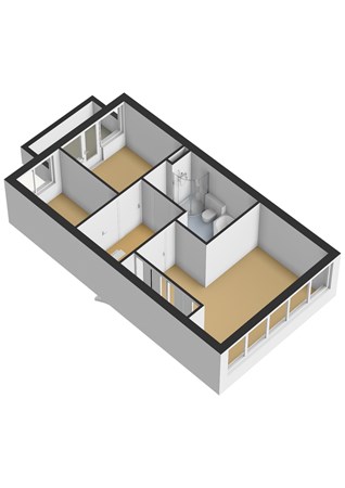 Pallas 8, 2221 JK Katwijk - Pallas 8 - Eerste verdieping - 3D.jpg