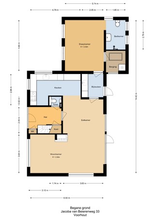 Jacoba van Beierenweg 33, 2215 KT Voorhout - Jacoba van Beierenweg 33_Begane grond.jpg