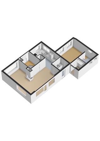 Jacoba van Beierenweg 33, 2215 KT Voorhout - Jacoba van Beierenweg 33_Begane grond_3D.jpg