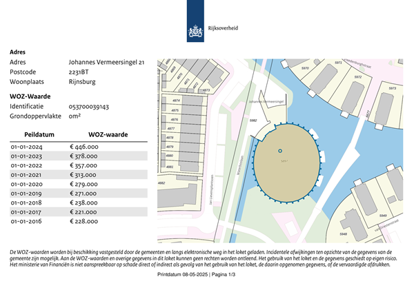 Brochure preview - WOZ-Waardeloket - Johannes Vermeersingel 21, Rijnsburg.pdf