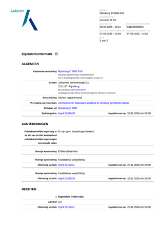 Brochure preview - Eigendomsinformatie wonen Johannes Vermeersingel 21 Rijnsburg.pdf