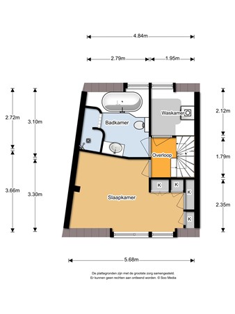 Rijnstraat 106, 2223 EC Katwijk aan den Rijn - 1e verdieping.jpg