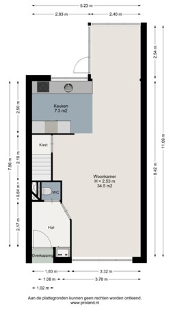 Klappermansstraat 43, 2223 SX Katwijk - Begane gond Klappermansstraat 43 Katwijk.jpg