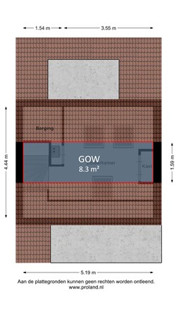 Klappermansstraat 43, 2223 SX Katwijk - Tweede Verdieping Marking Klappermansstraat 43 Katwijk.jpg