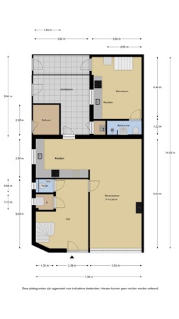 E.A. Borgerstraat 15, 2225 AN Katwijk - 05 E.A. Borgerstraat 15 Katwijk begane grond gehele perceel.jpg