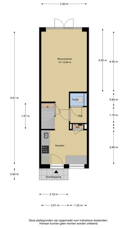 Keramiekstraat 36, 2231 TC Rijnsburg - Keramiekstraat 36 begane grond.jpg