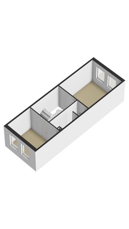 Keramiekstraat 36, 2231 TC Rijnsburg - Plattegrond 3D verdieping.jpg