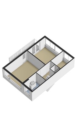 Menso Kamerlingh Onneslaan 34, 2343 RX Oegstgeest - 3D 1ste verdieping Menso Kamerlingh Onneslaan 34 Oegstgeest.jpg