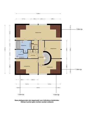 Floorplan - Pieter Postlaan 4, 2242 PL Wassenaar