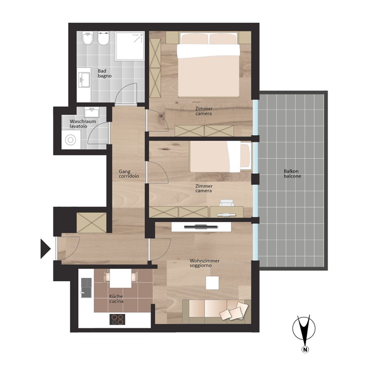 mediumsize floorplan