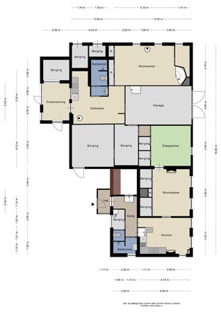 Floorplan - Grijpskerkseweg 2, 4356 RA Oostkapelle