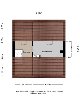 Floorplan - Paulus Hollestraat 2, 4356 AV Oostkapelle