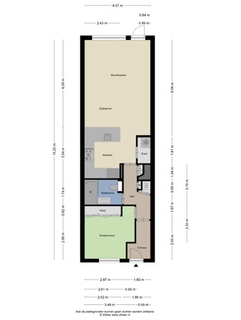 Floorplan - Zuilenburg 26, 4385 GV Vlissingen