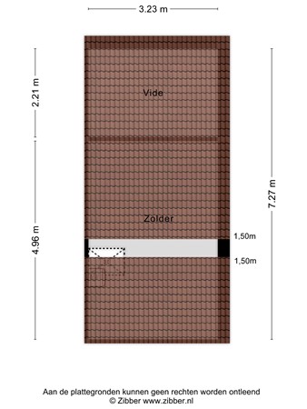 Floorplan - Koningin Wilhelminalaan 7, 4354 BD Vrouwenpolder