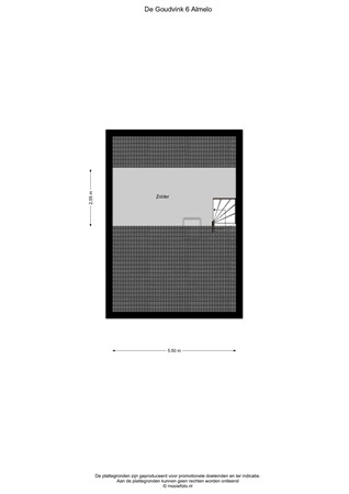 Floorplan - De Goudvink 6, 7609 DH Almelo