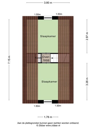 Floorplan - Boslaan 1-97, 7783 DD Gramsbergen