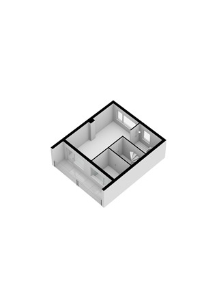 Floorplan - Sparrenstraat 40, 1783 GV Den Helder