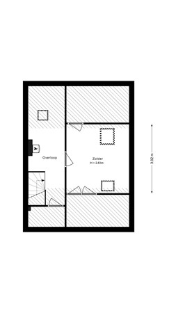 Floorplan - Baljuwstraat 74, 1785 SK Den Helder