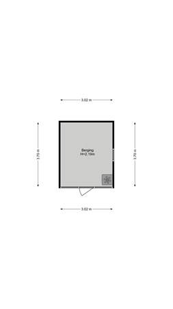 Floorplan - Baljuwstraat 74, 1785 SK Den Helder