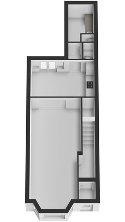 Floorplan - Huygensstraat 8, 1782 HP Den Helder