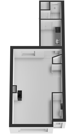 Floorplan - Parallelweg 77, 1781 EB Den Helder
