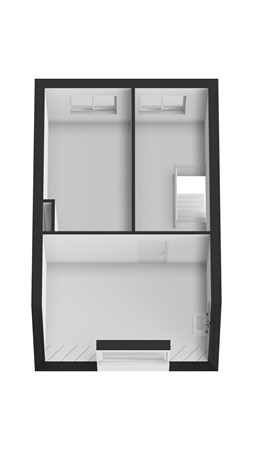 Floorplan - Parallelweg 77, 1781 EB Den Helder