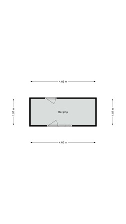 Floorplan - Parallelweg 77, 1781 EB Den Helder