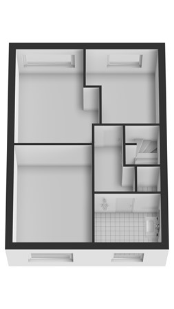 Floorplan - Kanostraat 29, 1784 SR Den Helder