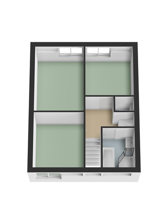 Floorplan - De Gloode 32, 1759 XE Callantsoog