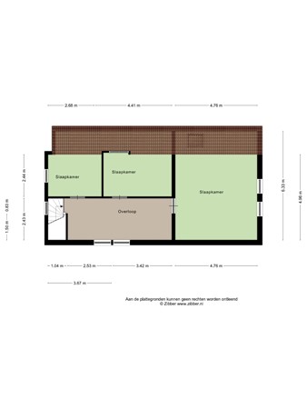 Floorplan - Zoutestraat 67, 4561 TA Hulst