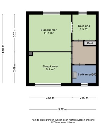 Floorplan - Mauritslaan 30, 4561 WG Hulst