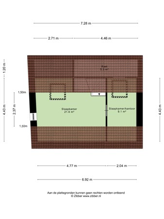 Floorplan - Kwakkel 3, 4543 PV Zaamslag