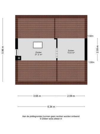 Floorplan - Kerkstraat 26, 4567 CK Clinge