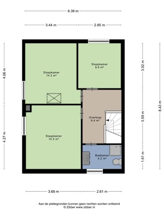 Floorplan - Kerkstraat 26, 4567 CK Clinge