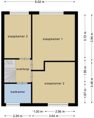 Floorplan - Liniestraat 60, 4561 ZX Hulst