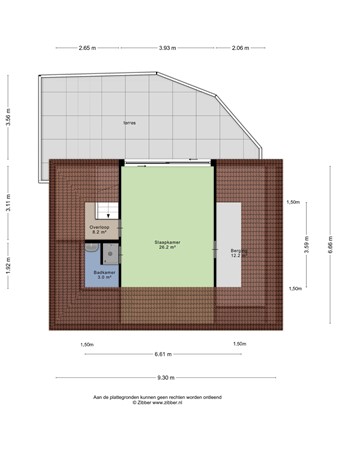 Floorplan - Stationsweg 13, 4561 GB Hulst