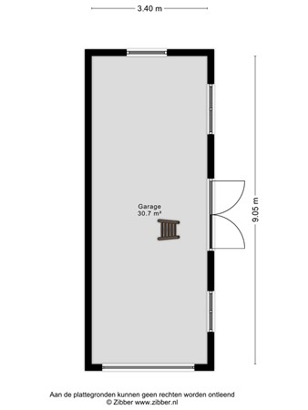 Floorplan - Teerlingstraat 23, 4567 BH Clinge