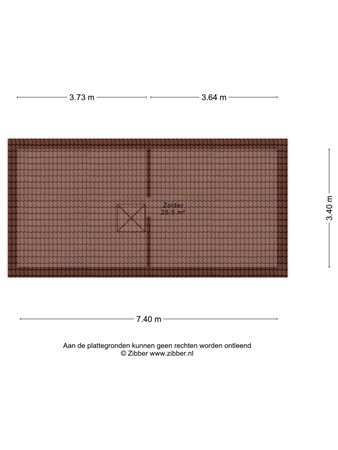 Floorplan - Teerlingstraat 23, 4567 BH Clinge