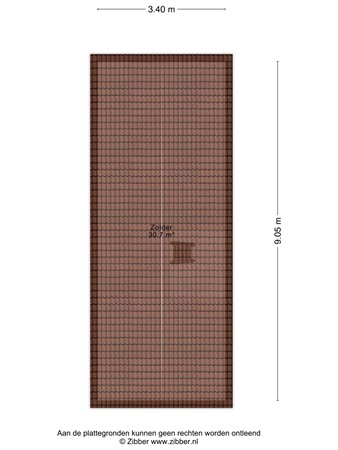 Floorplan - Teerlingstraat 23, 4567 BH Clinge