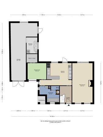 Floorplan - Kerkpad 5, 4568 AK Nieuw Namen