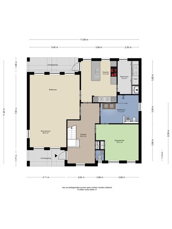 Floorplan - Schooldreef 18, 4566 AR Heikant