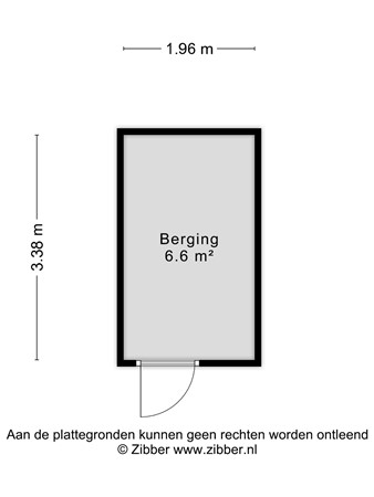 Floorplan - Basiliekstraatje 16, 4561 AW Hulst