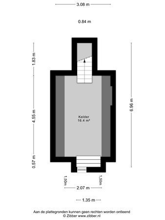Floorplan - Grote Bagijnestraat 26, 4561 CJ Hulst