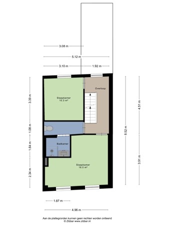 Floorplan - Grote Bagijnestraat 26, 4561 CJ Hulst