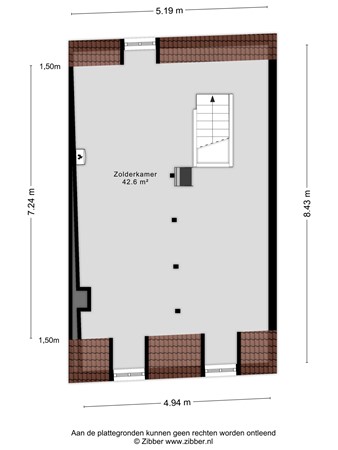 Floorplan - Grote Bagijnestraat 26, 4561 CJ Hulst