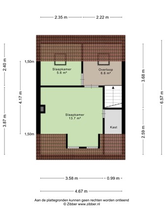 Floorplan - Nieuweweg 56, 4561 BN Hulst
