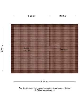 Floorplan - Clausstraat 1, 4561 JC Hulst