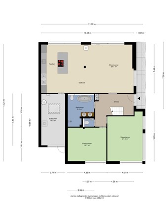Floorplan - Janseniuslaan 4, 4561 NM Hulst