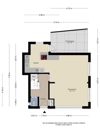 Floorplan - Burg. Geirnaerdtstraat 31, 4564 CR Sint Jansteen