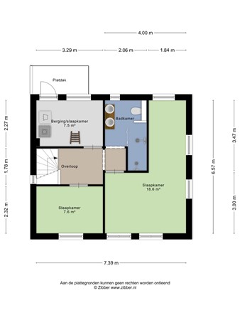 Floorplan - Burg. Geirnaerdtstraat 31, 4564 CR Sint Jansteen